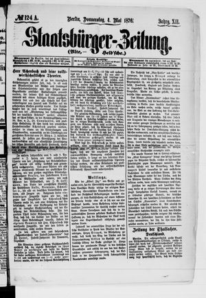 Staatsbürger-Zeitung on May 4, 1876