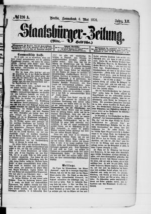 Staatsbürger-Zeitung on May 6, 1876