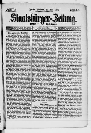 Staatsbürger-Zeitung on May 17, 1876