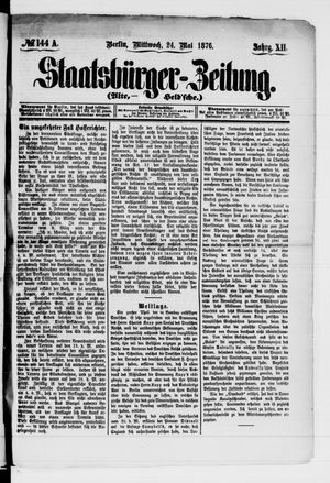 Staatsbürger-Zeitung on May 24, 1876