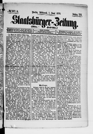 Staatsbürger-Zeitung on Jun 7, 1876