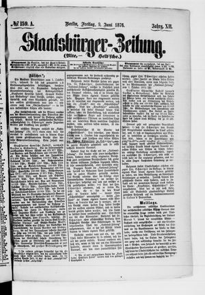 Staatsbürger-Zeitung vom 09.06.1876
