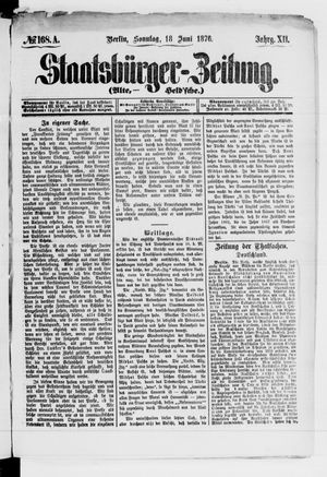 Staatsbürger-Zeitung vom 18.06.1876
