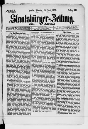Staatsbürger-Zeitung vom 20.06.1876