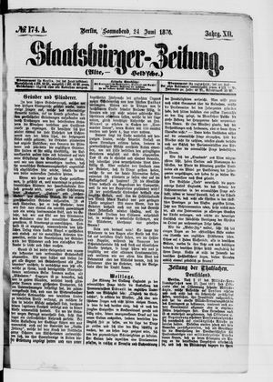 Staatsbürger-Zeitung vom 24.06.1876