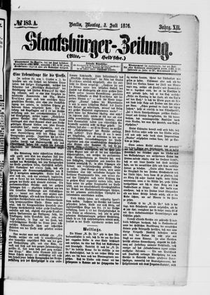 Staatsbürger-Zeitung vom 03.07.1876