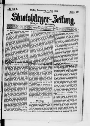 Staatsbürger-Zeitung vom 06.07.1876