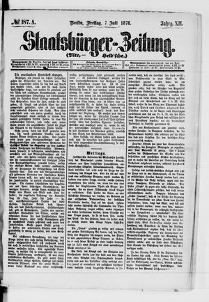 Staatsbürger-Zeitung on Jul 7, 1876