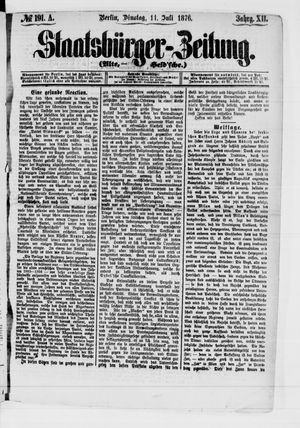 Staatsbürger-Zeitung on Jul 11, 1876