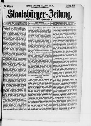 Staatsbürger-Zeitung on Jul 25, 1876