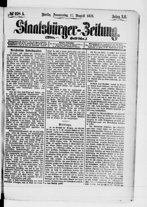 Staatsbürger-Zeitung vom 17.08.1876
