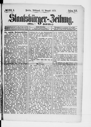 Staatsbürger-Zeitung on Aug 23, 1876