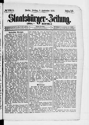 Staatsbürger-Zeitung vom 08.09.1876