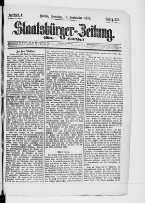 Staatsbürger-Zeitung vom 10.09.1876