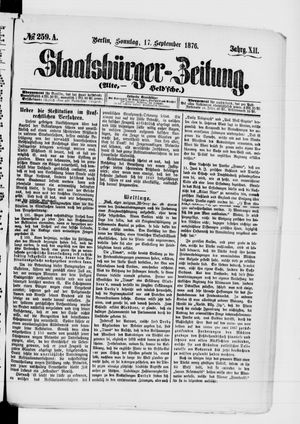 Staatsbürger-Zeitung on Sep 17, 1876