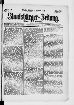 Staatsbürger-Zeitung on Oct 9, 1876