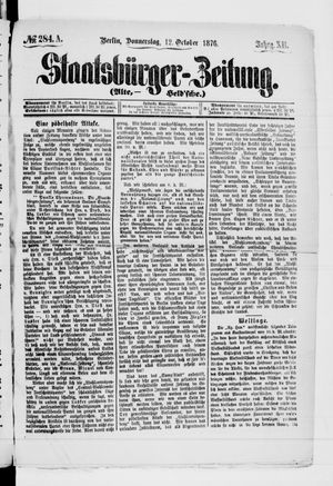 Staatsbürger-Zeitung on Oct 12, 1876