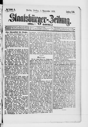 Staatsbürger-Zeitung on Nov 3, 1876