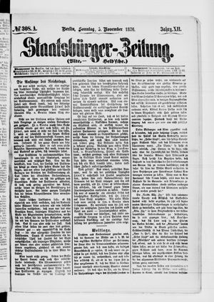 Staatsbürger-Zeitung on Nov 5, 1876