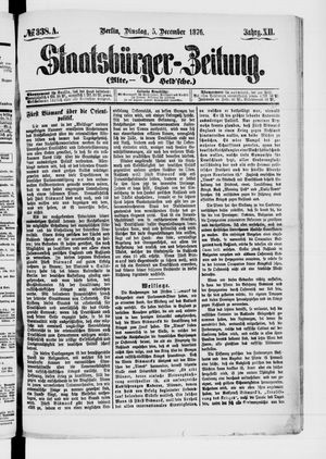 Staatsbürger-Zeitung vom 05.12.1876