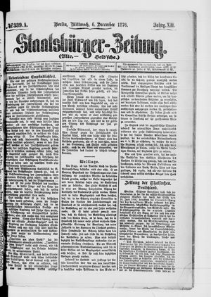 Staatsbürger-Zeitung vom 06.12.1876
