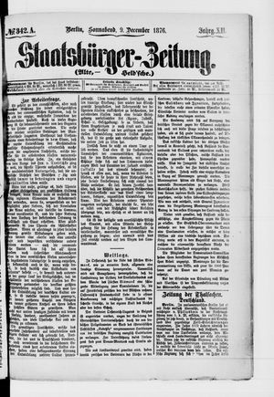 Staatsbürger-Zeitung vom 09.12.1876