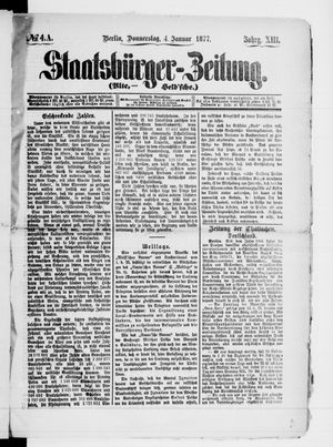 Staatsbürger-Zeitung vom 04.01.1877