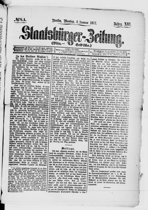 Staatsbürger-Zeitung vom 08.01.1877