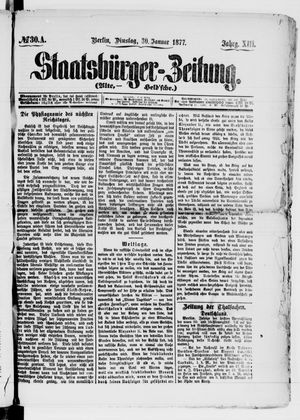 Staatsbürger-Zeitung on Jan 30, 1877