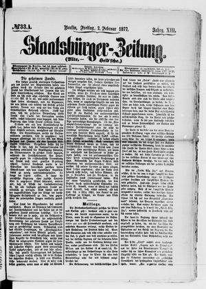 Staatsbürger-Zeitung on Feb 2, 1877