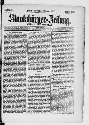 Staatsbürger-Zeitung vom 05.02.1877