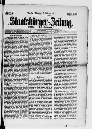 Staatsbürger-Zeitung vom 06.02.1877