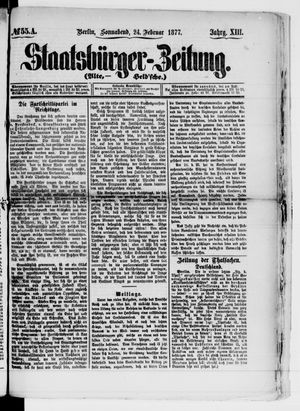 Staatsbürger-Zeitung vom 24.02.1877