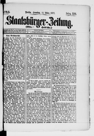 Staatsbürger-Zeitung vom 11.03.1877