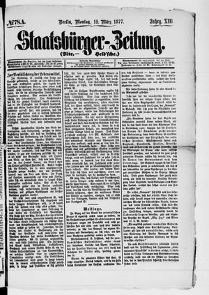 Staatsbürger-Zeitung on Mar 19, 1877