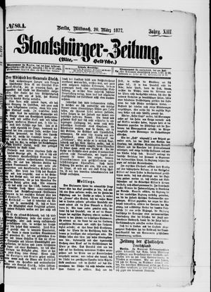 Staatsbürger-Zeitung on Mar 21, 1877