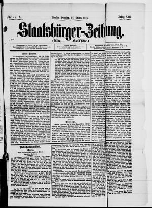 Staatsbürger-Zeitung on Mar 27, 1877