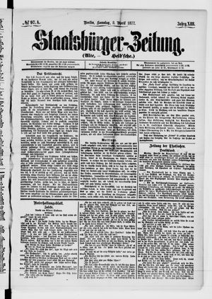 Staatsbürger-Zeitung vom 08.04.1877