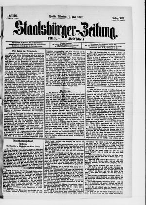 Staatsbürger-Zeitung vom 07.05.1877