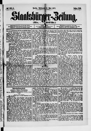 Staatsbürger-Zeitung vom 16.05.1877