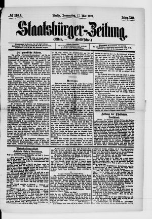 Staatsbürger-Zeitung vom 17.05.1877