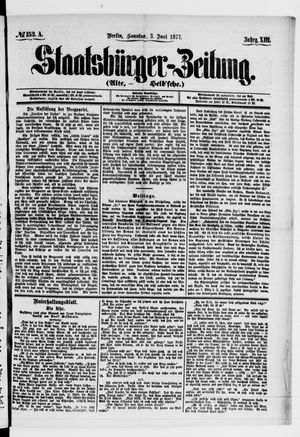 Staatsbürger-Zeitung vom 03.06.1877