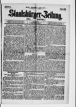 Staatsbürger-Zeitung vom 09.06.1877