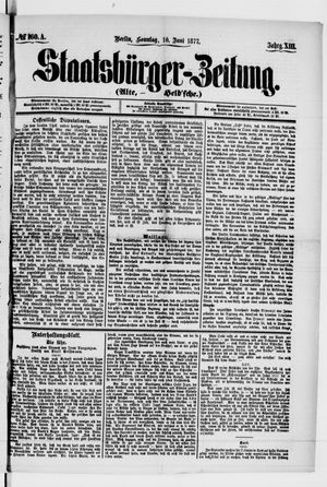 Staatsbürger-Zeitung on Jun 10, 1877