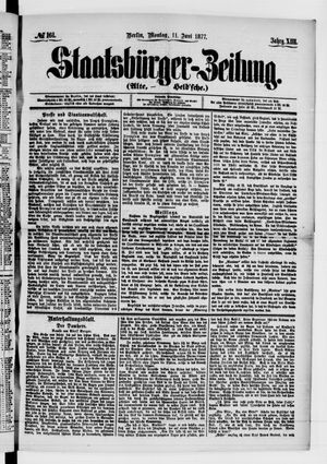 Staatsbürger-Zeitung vom 11.06.1877