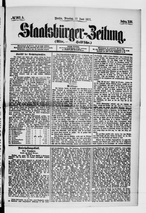 Staatsbürger-Zeitung on Jun 12, 1877