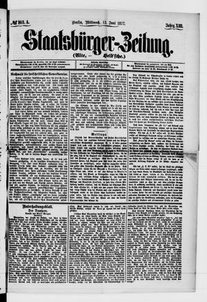 Staatsbürger-Zeitung on Jun 13, 1877