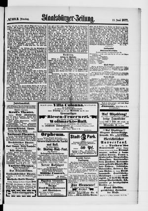 Staatsbürger-Zeitung vom 19.06.1877