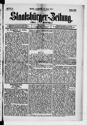 Staatsbürger-Zeitung vom 23.06.1877