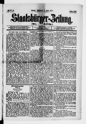 Staatsbürger-Zeitung vom 27.06.1877
